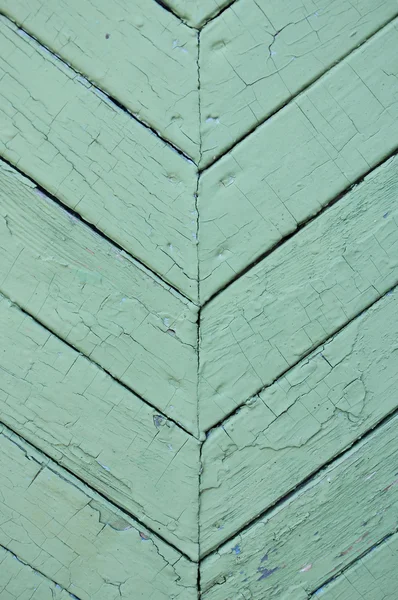 Oude groen houten — Stockfoto
