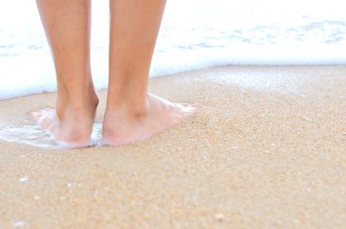 güzel bacaklar, güzel bir kız