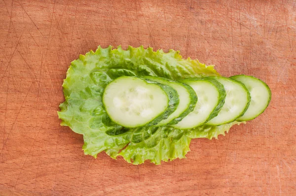 Teller Salat mit Rucola — Stockfoto