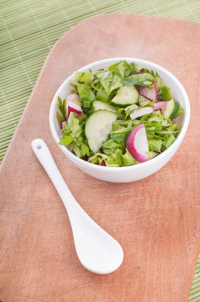 Chopped salad with goat cheese — Stock Photo, Image