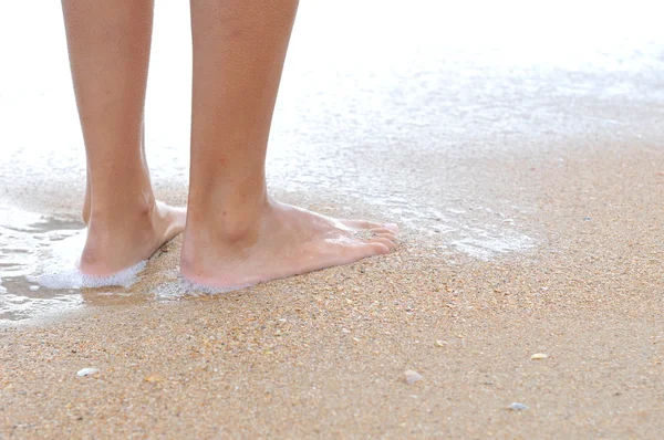 Nice legs of a pretty girl — Stock Photo, Image