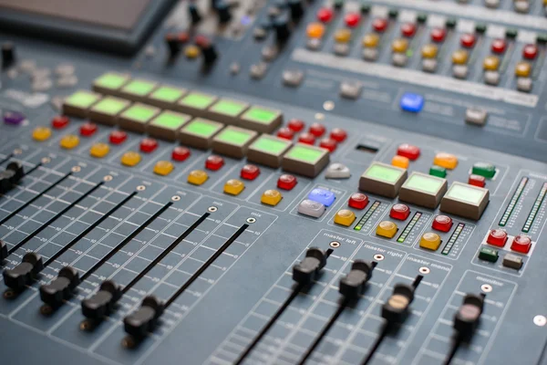 Grote muziek mixer Bureau — Stockfoto