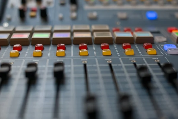 Grote muziek mixer Bureau — Stockfoto