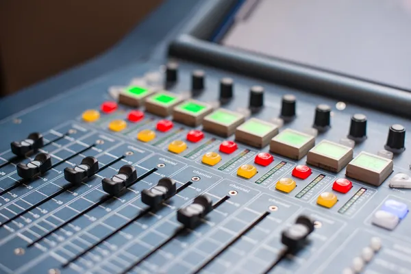 Large Music Mixer desk — Stock Photo, Image