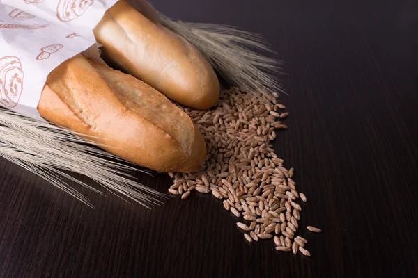 Sortiment an gebackenem Brot — Stockfoto