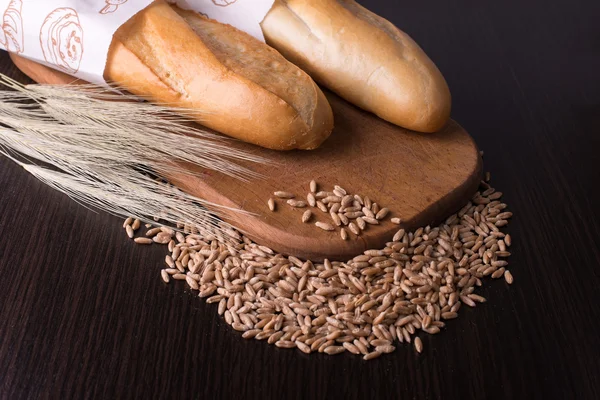 Sortiment an gebackenem Brot — Stockfoto