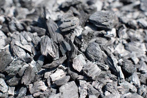 Pile of charcoal lumps — Stock Photo, Image