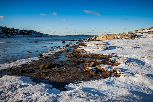 Costa en invierno —  Fotos de Stock