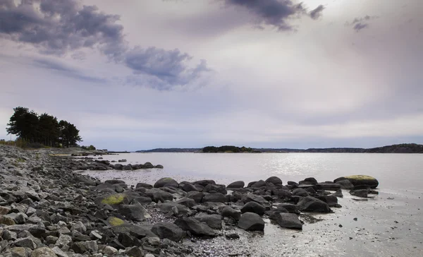 Malerischer Blick auf die schwedische Küste — Stockfoto