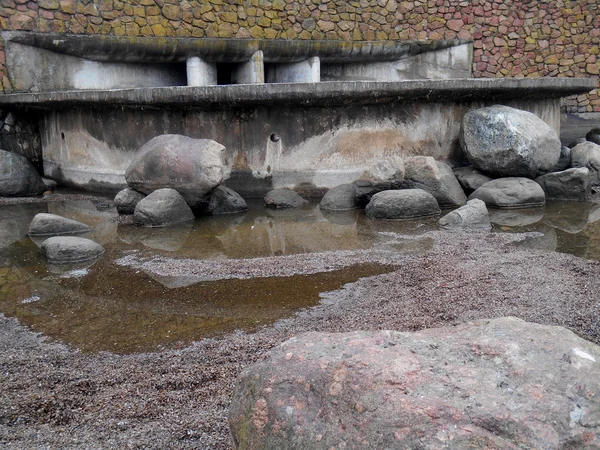 Stones on the  waterfall — Stock Photo, Image