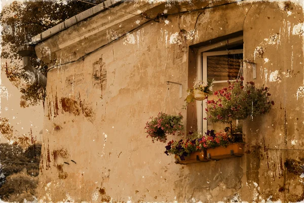 Foto con textura añadida con ciudades de Polonia — Foto de Stock