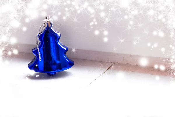 Christmas tree on white background — Stock Photo, Image