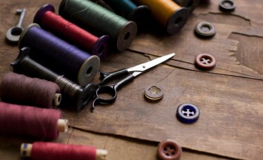 eski dikiş aksesuarları