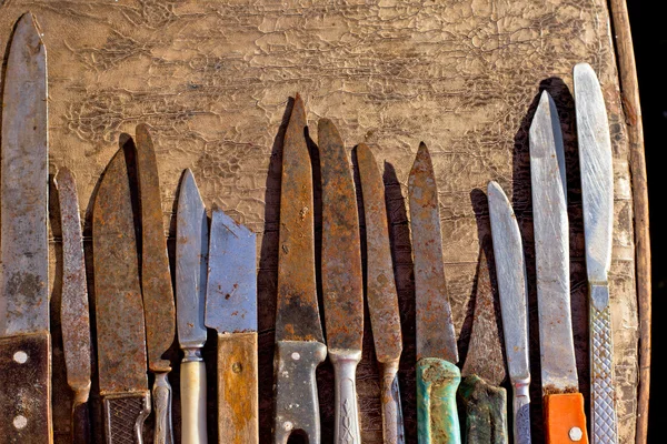 Juego de cuchillos vintage —  Fotos de Stock