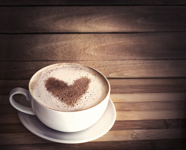 Чашка кофе с сердцем
