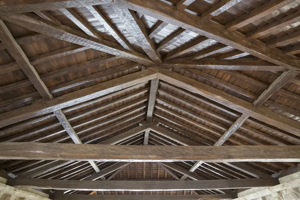 Modern wooden roof — Stockfoto