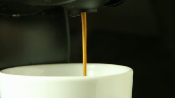 Кава-машиною — стокове відео