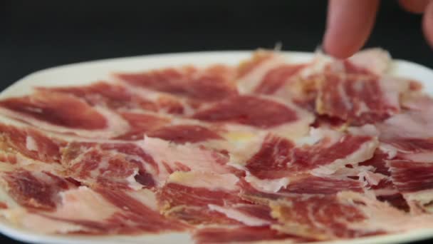 Prosciutto di Jabugo — Video Stock