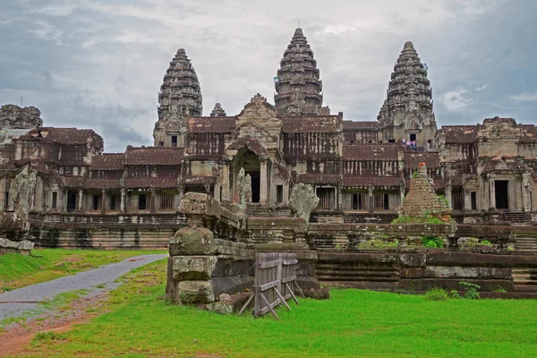 Angkor wat post — Stockfoto