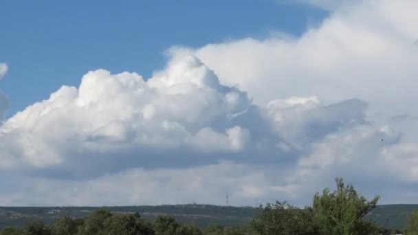 Zeitraffer der Wolken — Stockvideo