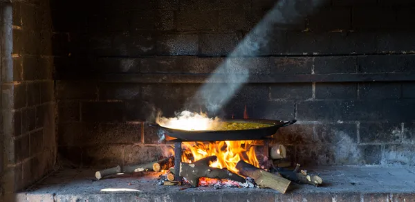 Paella en licht — Stockfoto