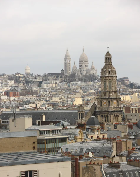 The Sacre Coeur cathedral in Paris — Stock Photo, Image