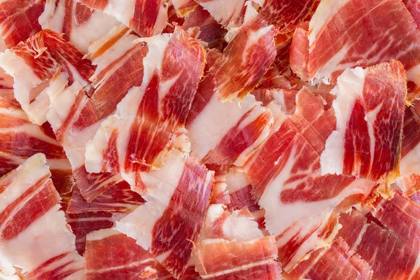 Jabugo ham plate closeup — Stock Photo, Image