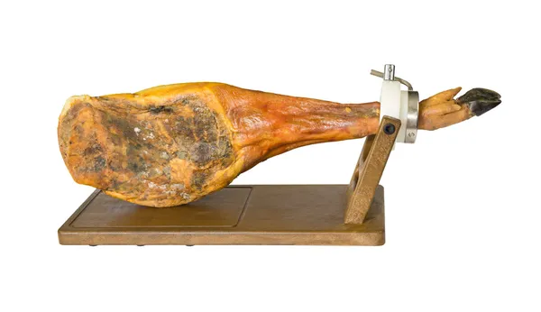 Whole Serrano ham leg — Stock Photo, Image