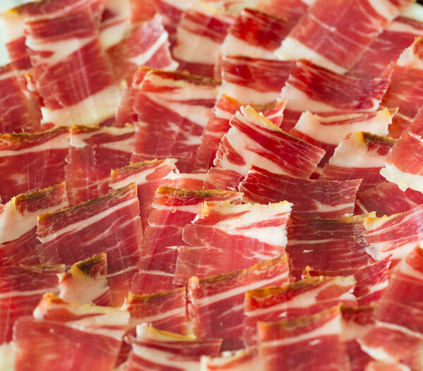 Jabugo ham plate tapas