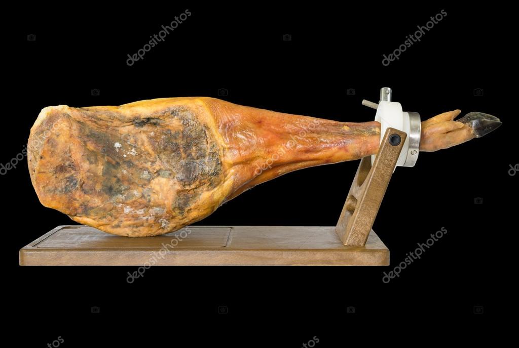 Whole Serrano ham leg Stock Photo by ©Saaaaa 18404487