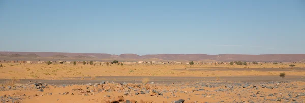 Village in the desert — Stock Photo, Image