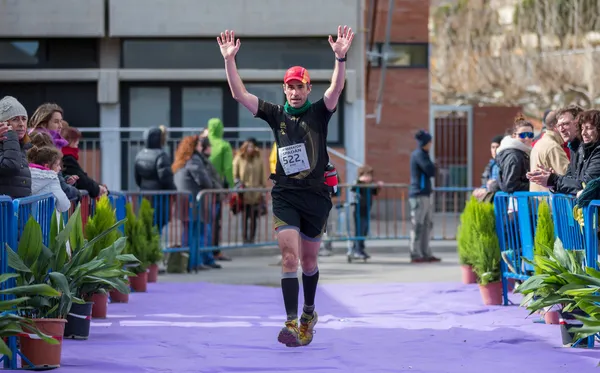 Hårt berg race — Stockfoto