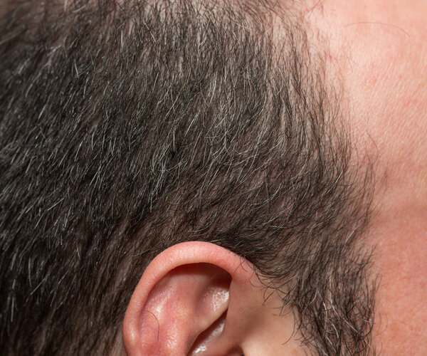 Седые волосы
