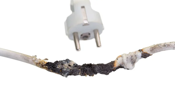 Cable quemado —  Fotos de Stock