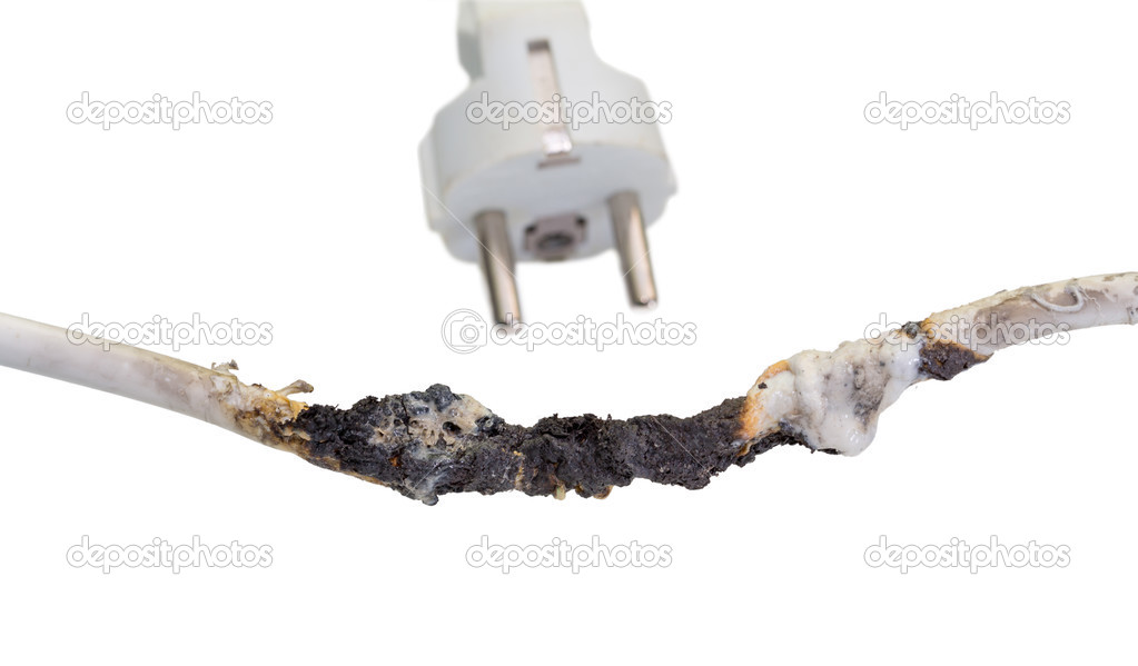 Burnt cable