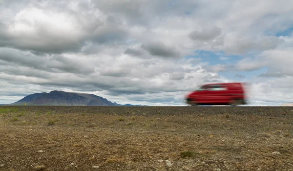 Island mit dem Van — Stockfoto