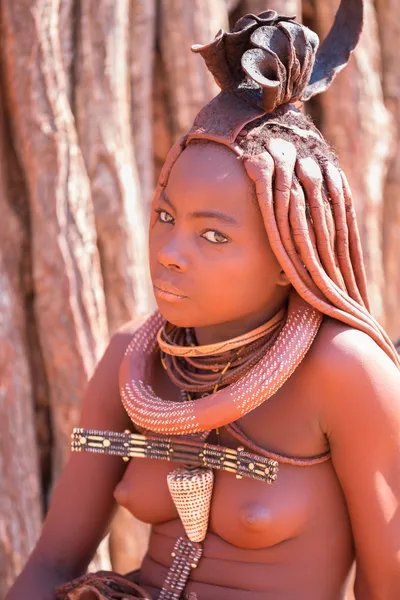 Himba γυναίκα — Φωτογραφία Αρχείου
