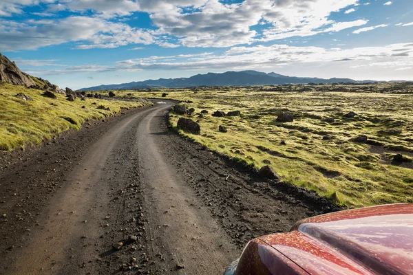 Track through Iceland — Stock Photo, Image