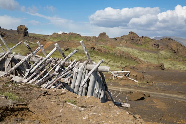 Ruined cabin — Stock Photo, Image