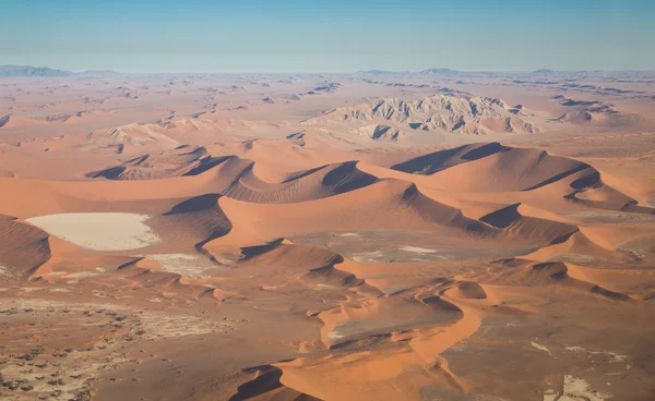 Woestijn landschap (luchtfoto) — Stockfoto