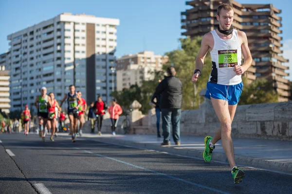 Maratón de Valencias — Foto de Stock