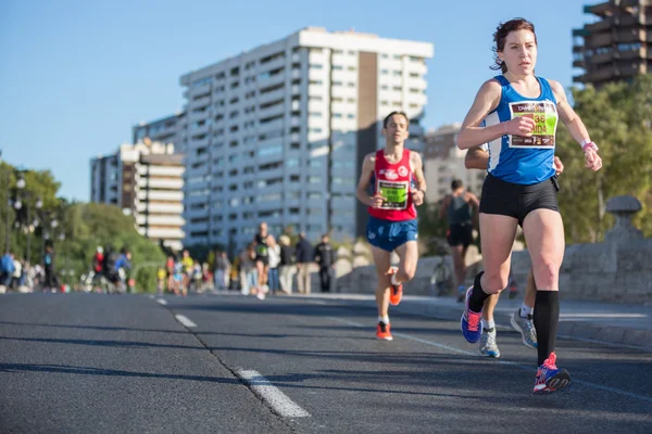 Maratona di Valencias — Foto Stock