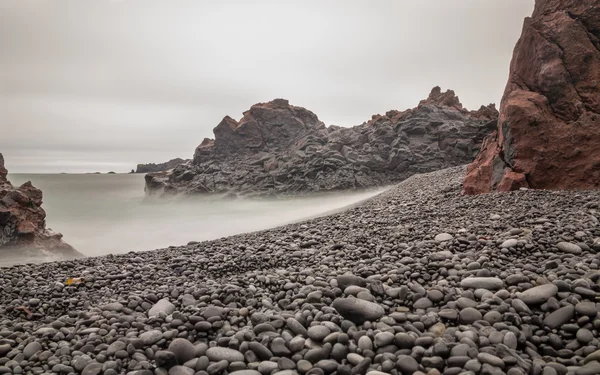 Praia icelandic — Fotografia de Stock