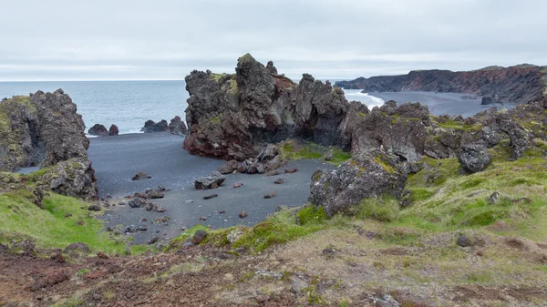 Praia icelandic — Fotografia de Stock