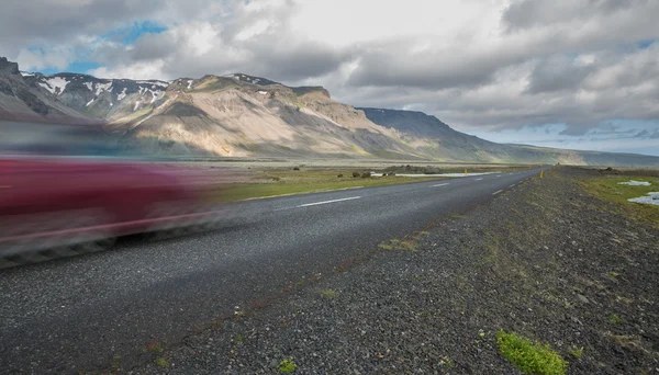 Izland-autóval — Stock Fotó