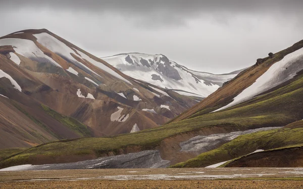 Ландшафтный Алаугар, Исландия — стоковое фото