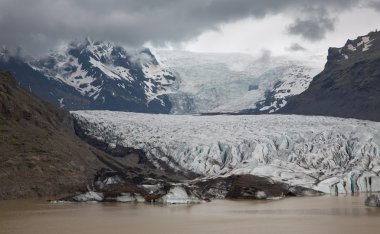 İzlanda'daki svinafellsjokull