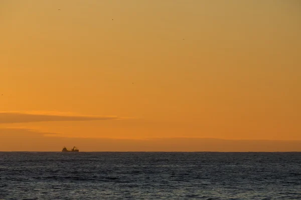 Tramonto sul lavoro — Foto Stock