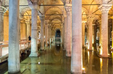 Underground Basilica Cistern, Istanbul, Turkey clipart