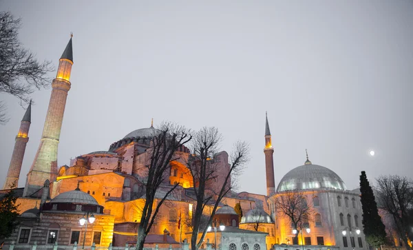 Ayasofya sophia gün batımında — Stok fotoğraf